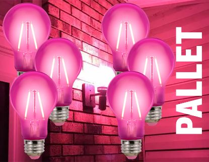 Picture of Pink Light Bulbs - 1 Pallet - 42 cases per pallet