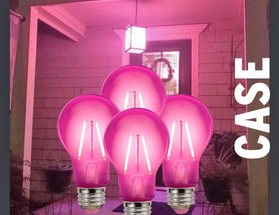 Picture of Pink Light Bulbs - 1 Case - 100 per case